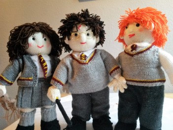 Hermine, Harry und Ron 